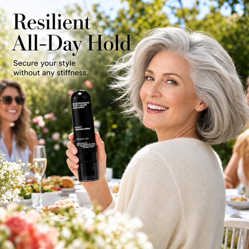 🔥LIMITED-TIME 50% OFF! ⏰Peach-Scented Volumizing & Setting Spray – Lightweight, Bouncy Hair & Long-Lasting Hold ✨