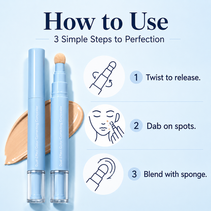 ✨ 24H Full-Coverage Color Correcting Concealer