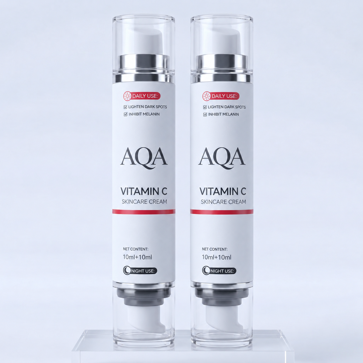 ☁️Vitamin C + 5% Niacinamide Brightening Serum, Dual Chamber Dark Spot Corrector