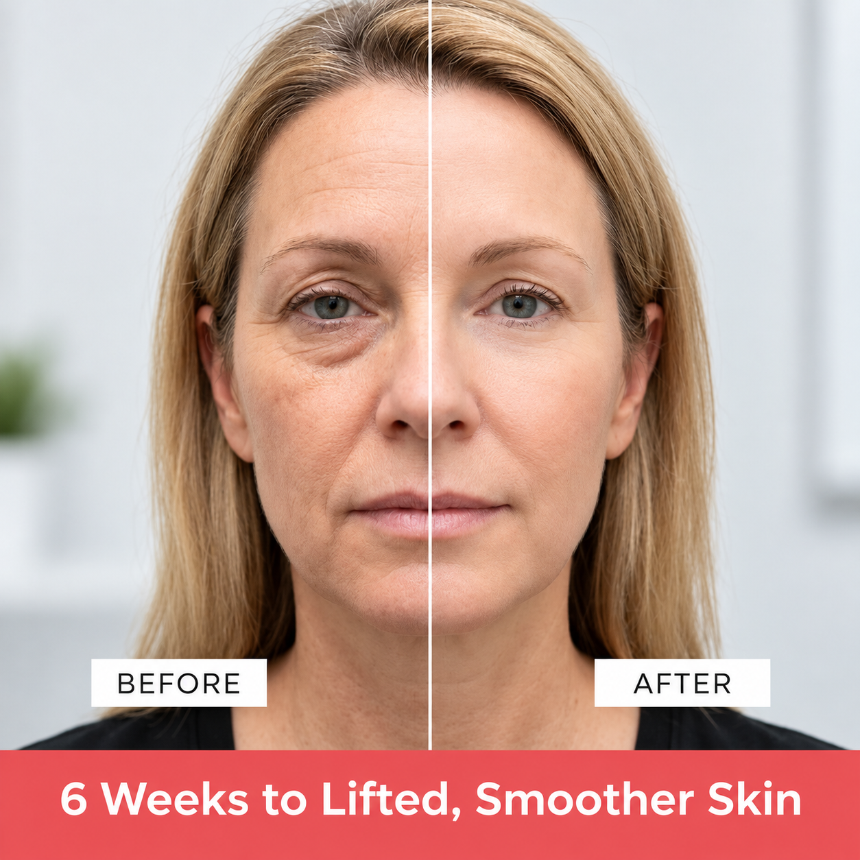 Six week HZA serum before and after