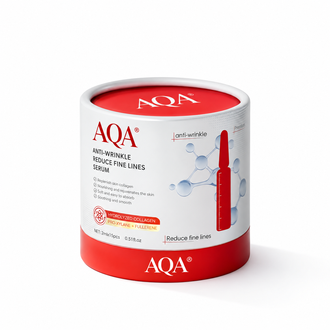 AQA serum packaging