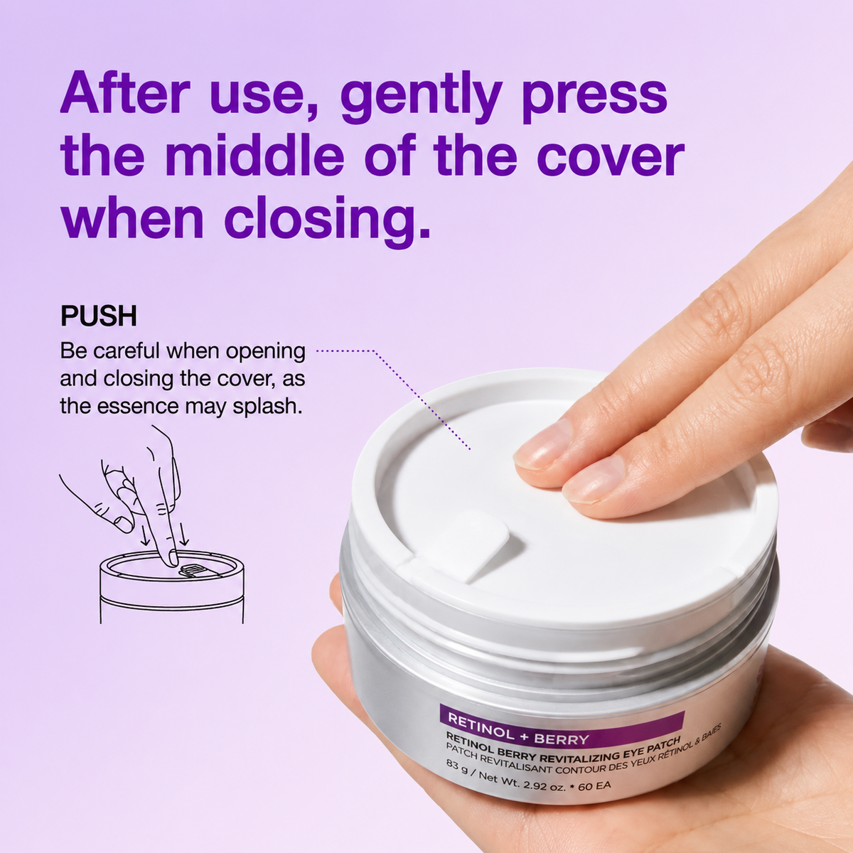 🏆 BEST SELLER - Retinol Berry Revitalizing Eye Patch for Wrinkle and Dark Circles(60ea)