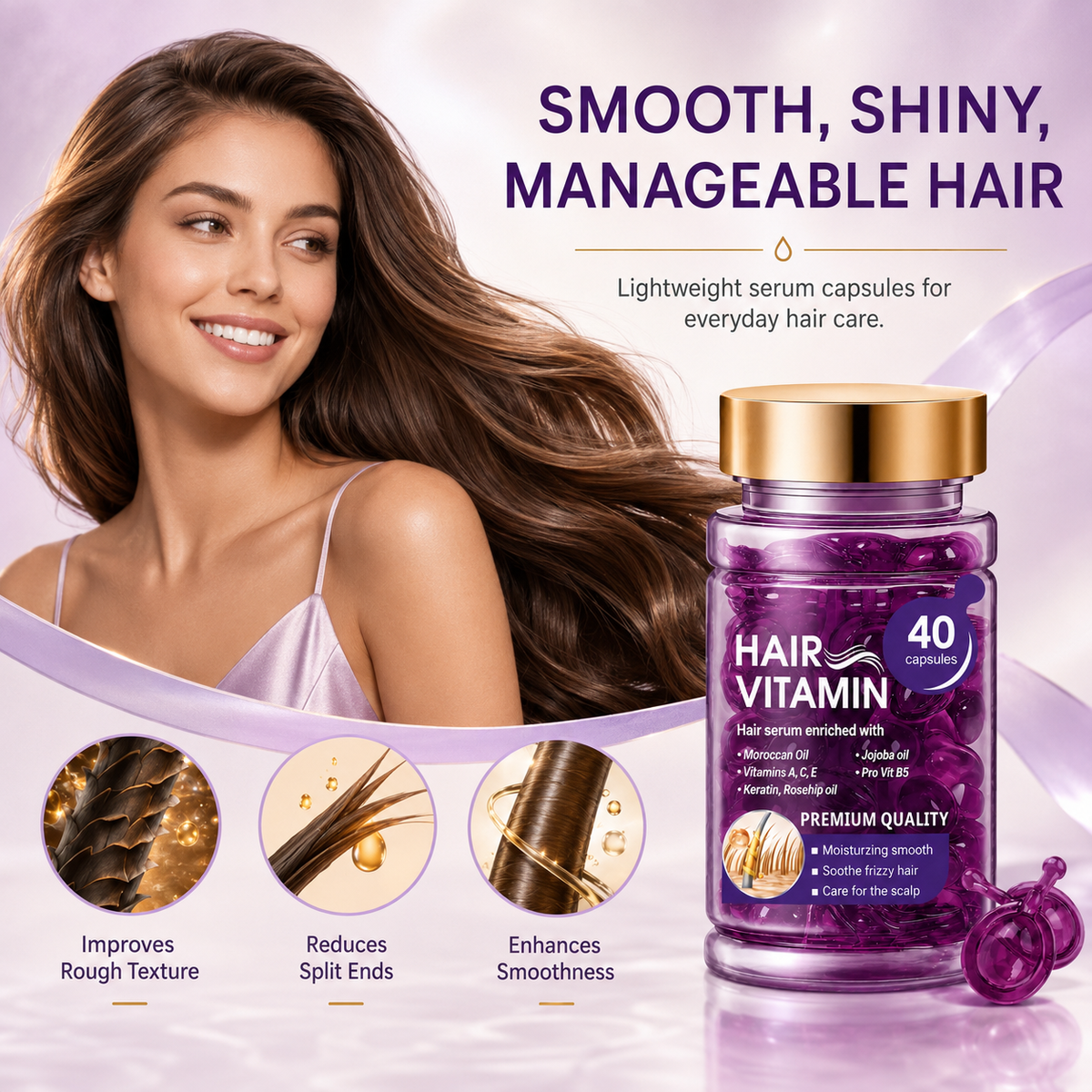 🪻Hair Vitamin Capsules for Color-Treated & Permed Hair