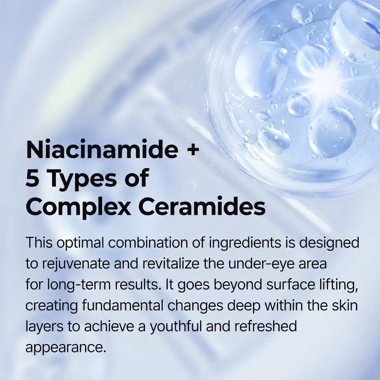 Niacinamide and complex ceramides