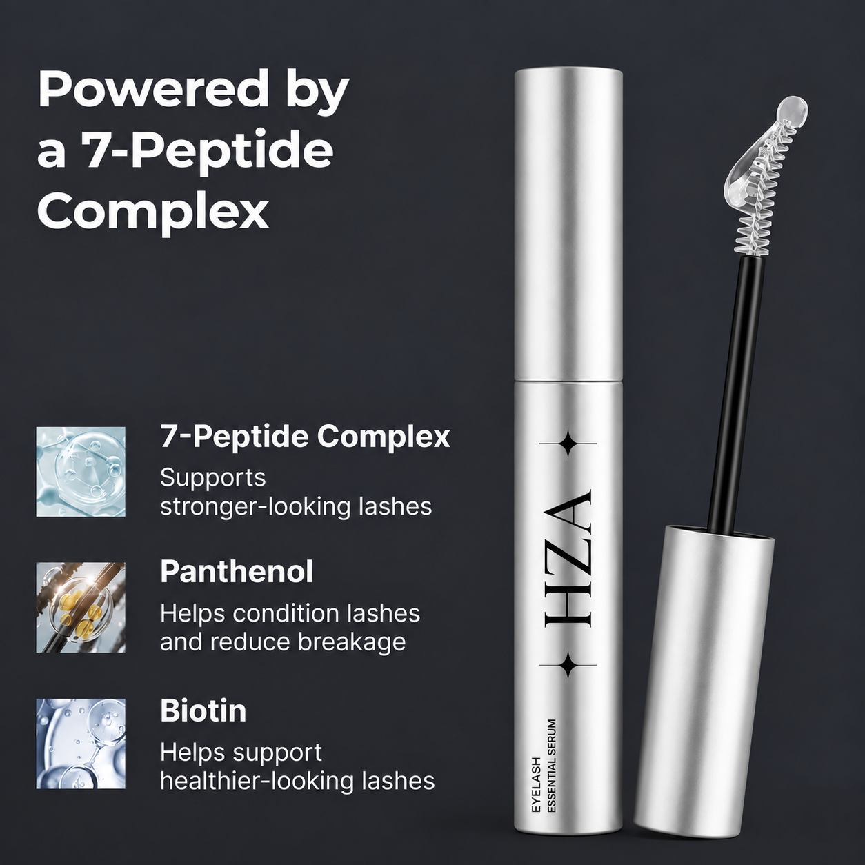 Velmiorae HZA 7 peptide eyelash serum