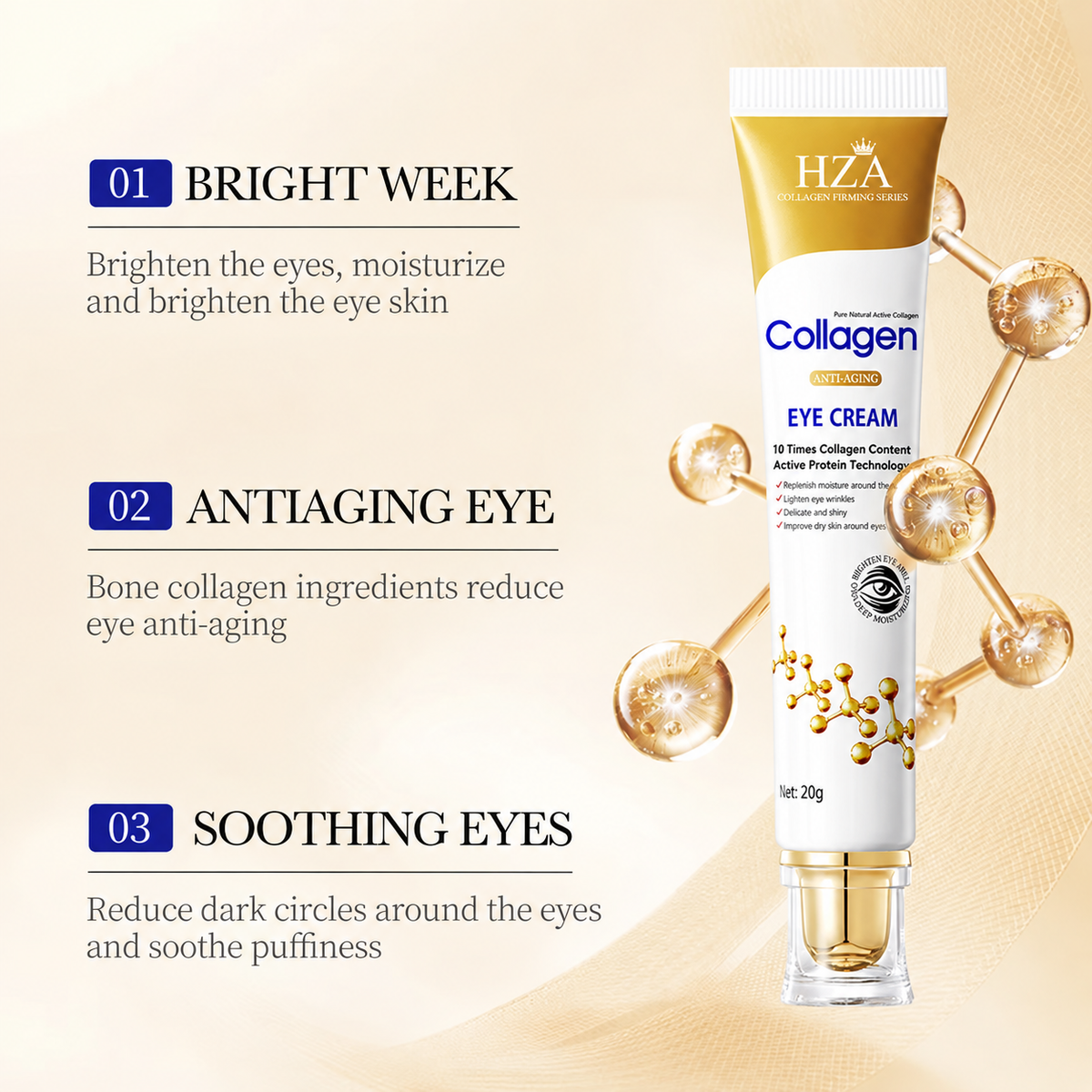 Non-Toxic Under Eye Cream for Adults - Eye Bags Treatment
