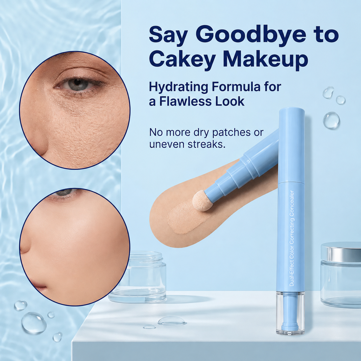 ✨ 24H Full-Coverage Color Correcting Concealer