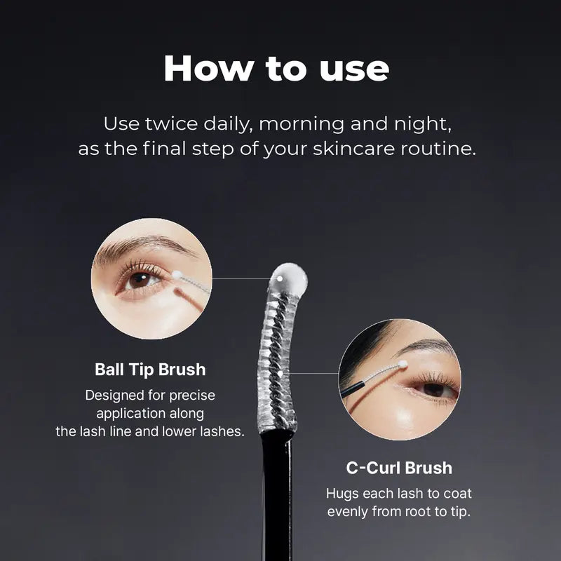 How to use Velmiorae HZA eyelash serum