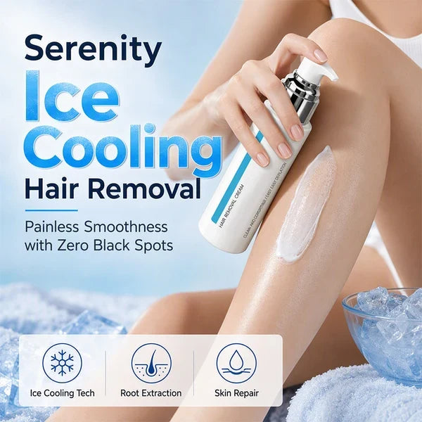 🔥 Halloween Hot Sale ⏰ Ice-Cooling Hair Removal Cream for Sensitive Skin