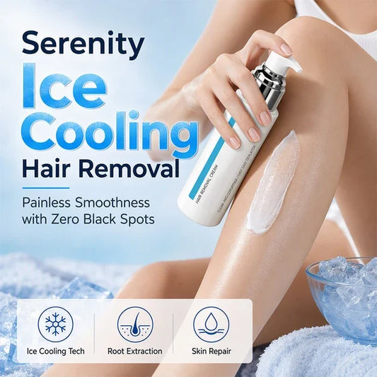 🔥 Halloween Hot Sale ⏰ Ice-Cooling Hair Removal Cream for Sensitive Skin