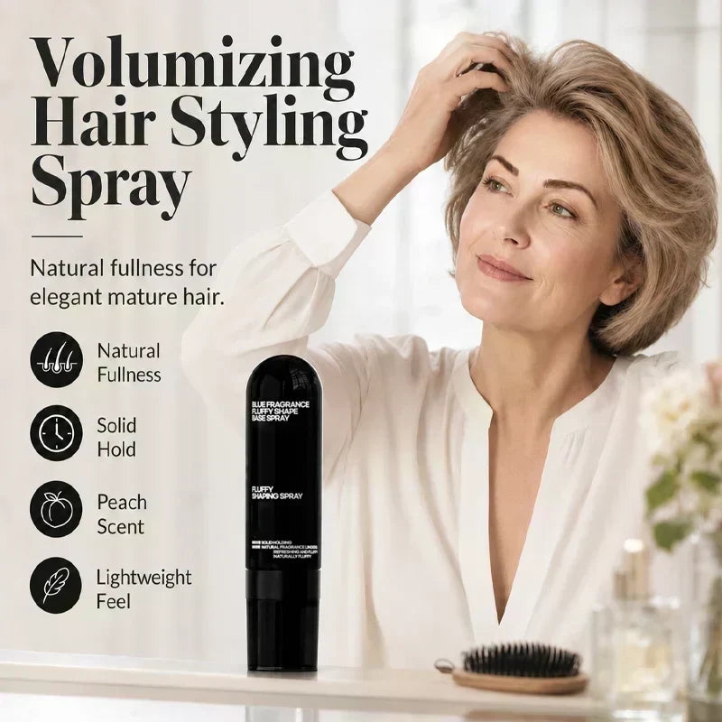 🔥LIMITED-TIME 50% OFF! ⏰Peach-Scented Volumizing & Setting Spray – Lightweight, Bouncy Hair & Long-Lasting Hold ✨